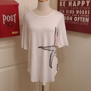 Philosophy White Short Sleeve Shirt NWT